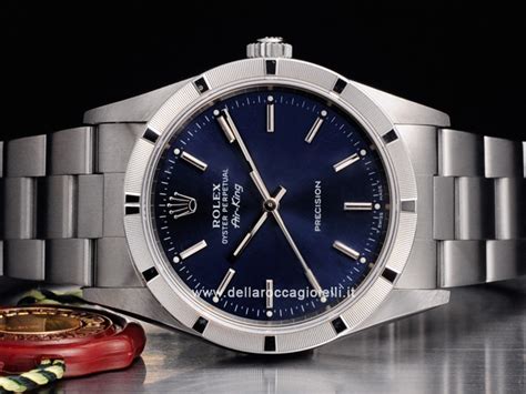 rolex air-king quadrante blu|Rolex Air-King 40mm.